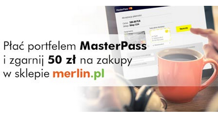 Raiffeisen MasterPass 50 PLN do Merlin