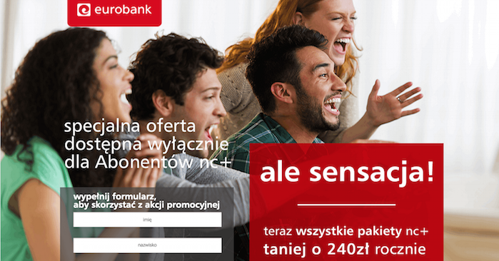 Eurobank oferta ncplus 240 zł